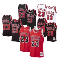Трансграничный баскетбольный костюм Chicago Bulls № 23 Jordan трикотаж с вышивкой мужской и женский синий костюм для внешней торговли оптом
