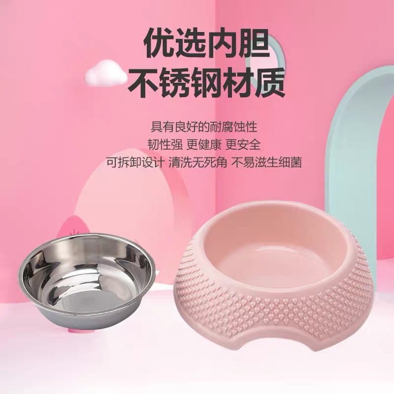 Tacos de comida para perros de acero inoxidable Tacos de comida para perros grandes y medianos Tacos de agua para perros pequeños Tacos de comida para perros generales Tacos de arroz para perros Productos para mascotas