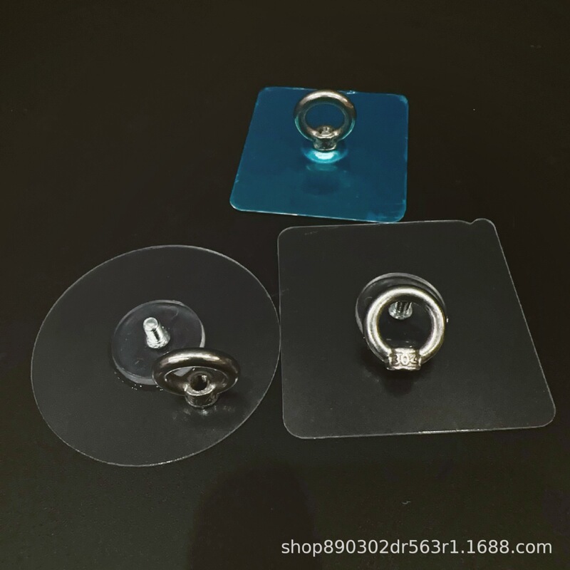 Outdoor Fixed Hook with Adhesive for Rough Cement Walls, No-Drill Clothesline Stainless Steel Adhesive Hook