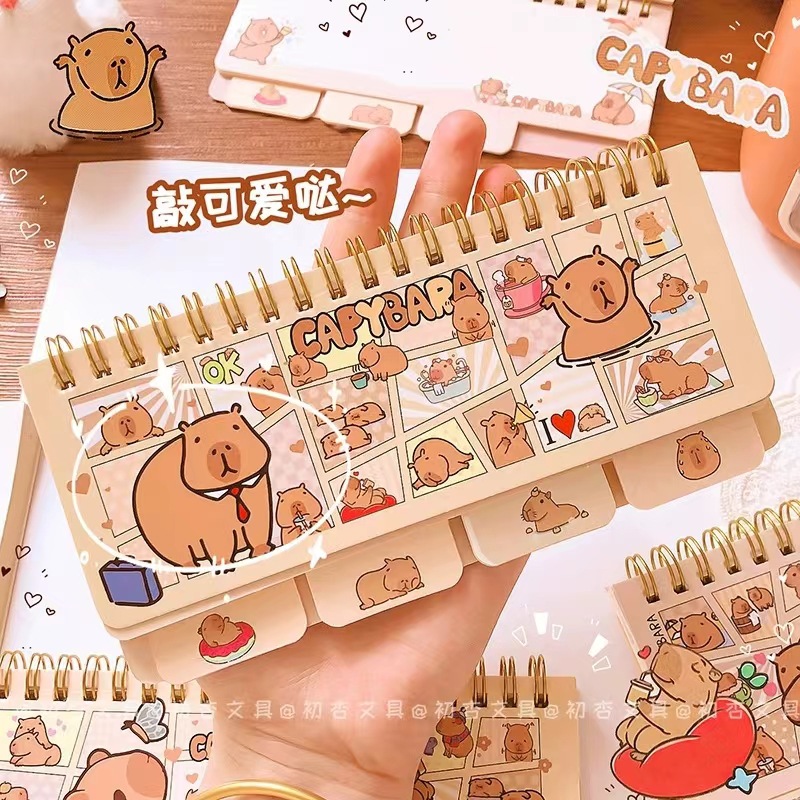 11928 Libro de clasificación de estilo de piano de Kapibala Libro de anillo de sentido avanzado de estilo ins Libro de clasificación lindo