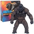 King of the Monsters 2024 Godzilla Model with Movable Joints, Nuclear Energy Spray, and Breath吐息, King Kong Model Box, Trendy Collaboration Edition