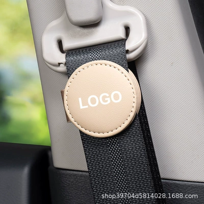Neck Strangulation, Seat belt shoulder pad - tesla-round-limiter-off-white-single