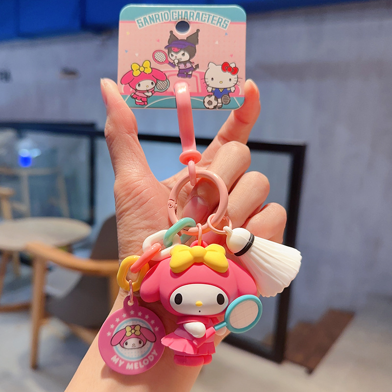 2026年新作正規品サンリオクロミぬいぐるみキーホルダー女性向け可愛いハローキティぬいぐるみカメラ小物