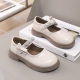 Girls' Shoes 2025 New Spring and Autumn Girls' Bow Princess Shoes Children's Fashion Stylish Black Soft-soled Leather Shoes