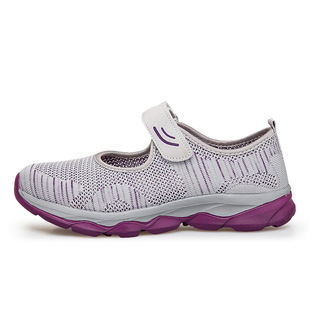 Foreign Trade 2025 Summer Cross-Border Wholesale Large Size Sandals for the Elderly, Middle-Aged and Elderly Walking Shoes, Women's Mesh Shoes, Mother's Shoes