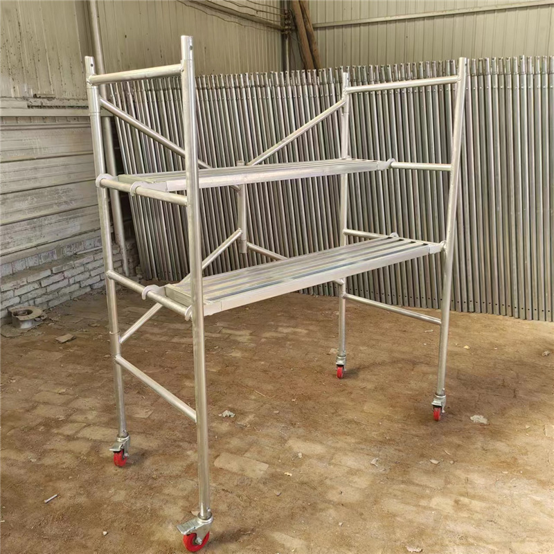 移动脚手架厂家折叠式脚手架 热镀锌加厚脚手架 折叠承插式脚手架