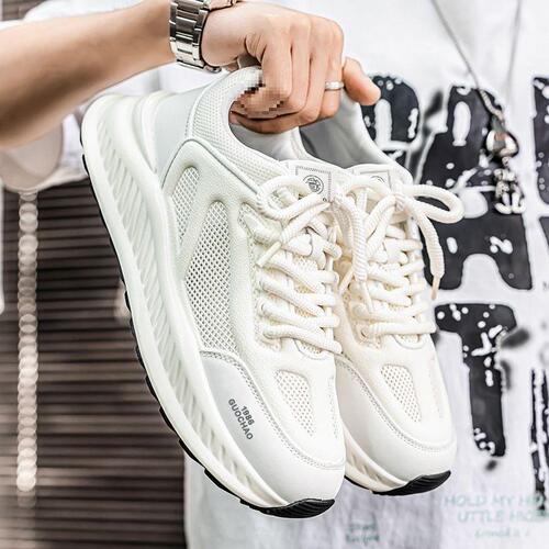 Summer new men's shoes breathable fashionable shoes men's casual mesh sneaker men's students all-match running shoes
