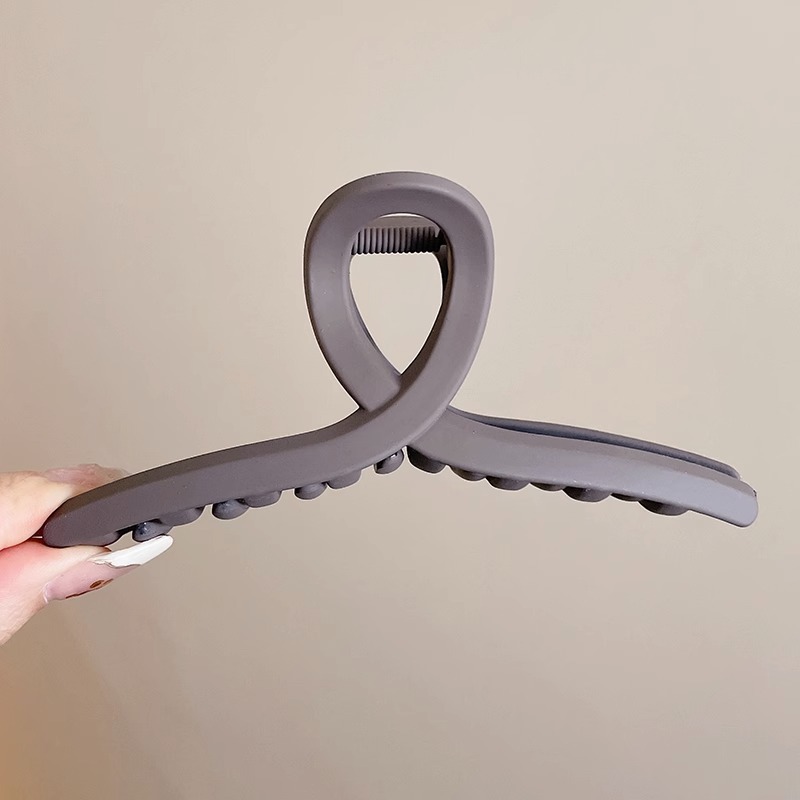 Otoño y invierno gracioso clip de agarre grande más simple clip de pelo de viento para mujeres detrás de la cabeza clip de pescado de alta calidad tocado