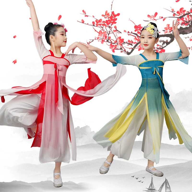 Классический танец, новый костюм для выступлений, женский элегантный танцевальный костюм, одежда из пряжи, Одежда для танцев Caiwei, танцевальный костюм Caiwei