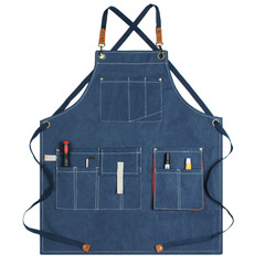 5ZV7批發工匠電工維修木工圍裙男士加厚防水logo園藝美髮師工具工