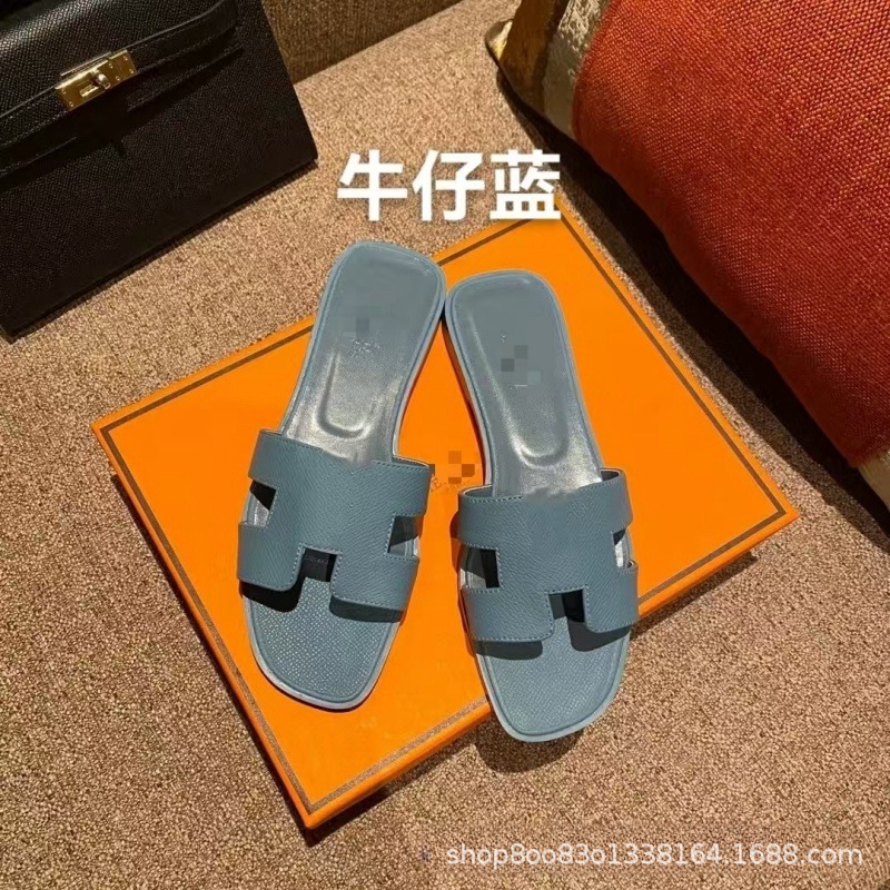 Comercio exterior H zapatillas de alta versión de Guangzhou zapatillas de piso plano para mujeres zapatillas fabricantes de venta
