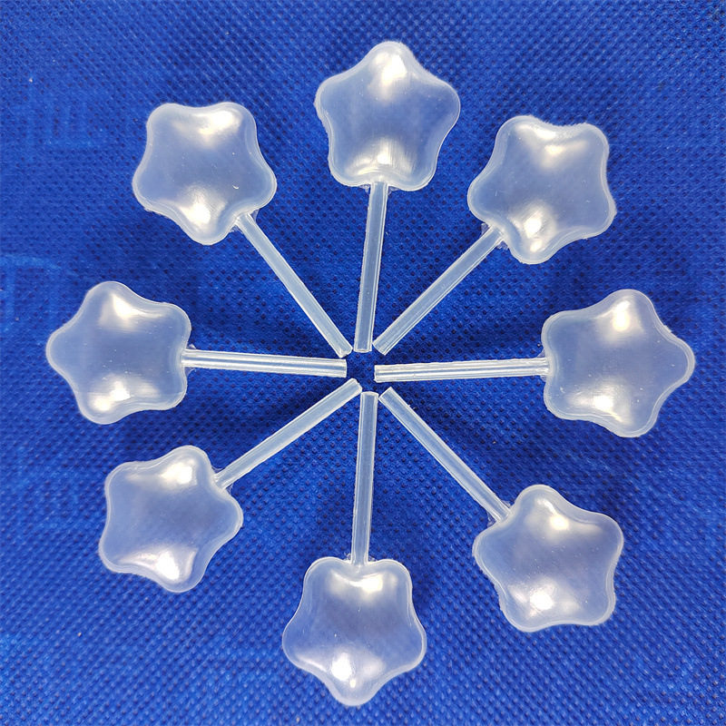 塑料滴管吸管一次性滴管厂家马卡龙4ML蛋糕房烘焙扁圆心型吸管