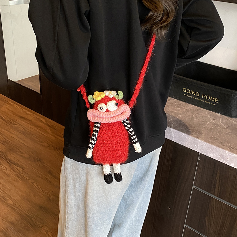 Otoño y invierno nuevos niños y niñas bolsas de gancho dibujos animados lindos boca de salchicha bebé bolsos de cambio bolsos de comercio exterior transfronterizos bolsos para niños