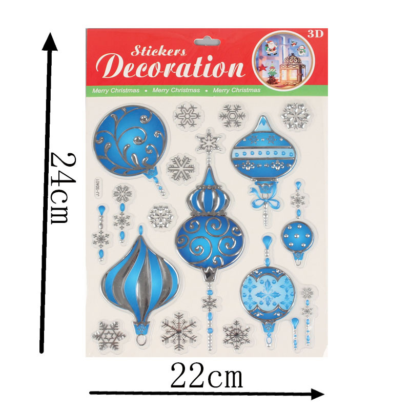 Christmas Fashion Snowman Pvc Party Gift Stickers display picture 1