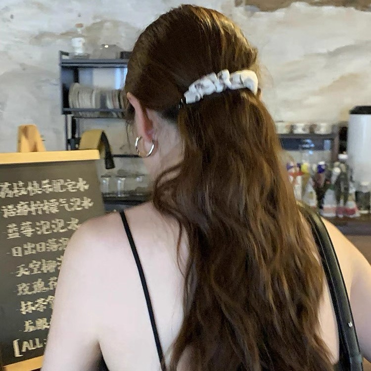香蕉卷卷~ 香蕉夹竖夹韩国简约小众发夹发卡可爱发饰头饰马尾夹女|undefined