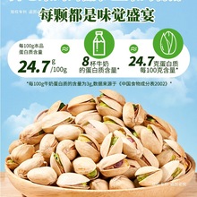 开心果2025新货500g原色坚果散装批发无漂白干果仁孕妇年货旗舰店