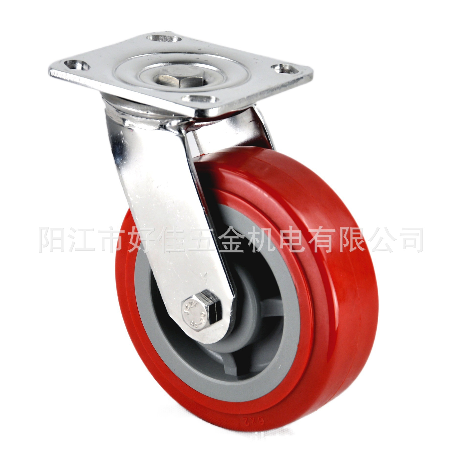 源头工厂直供150X50mm重型304全不锈钢聚氨脂PU万向脚轮