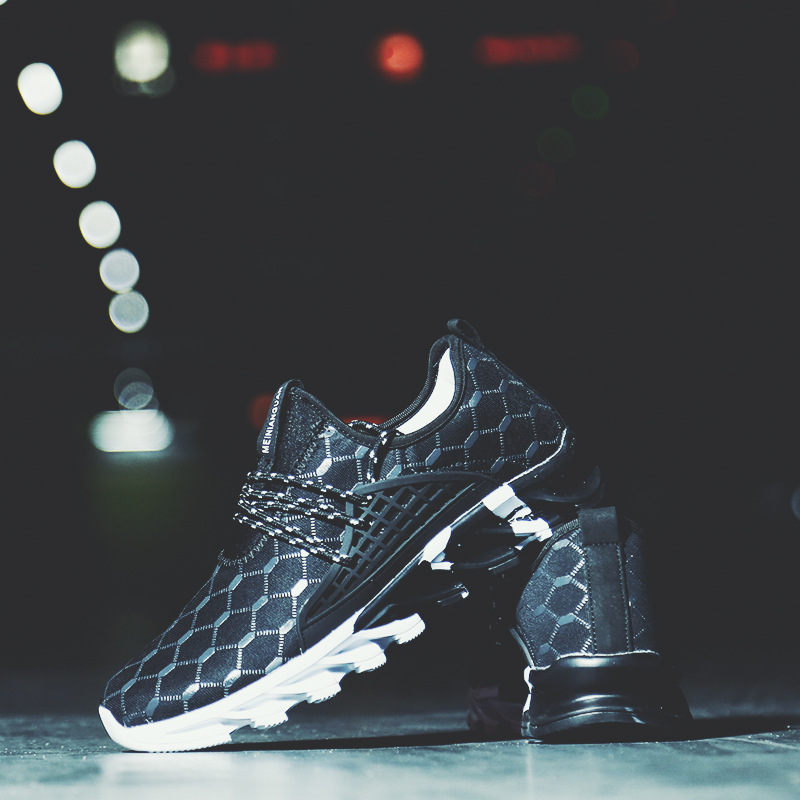 2024 Outdoor Tourism Autumn Lace up Mesh Sailing Sports Men's Single Shoes_voghion.com