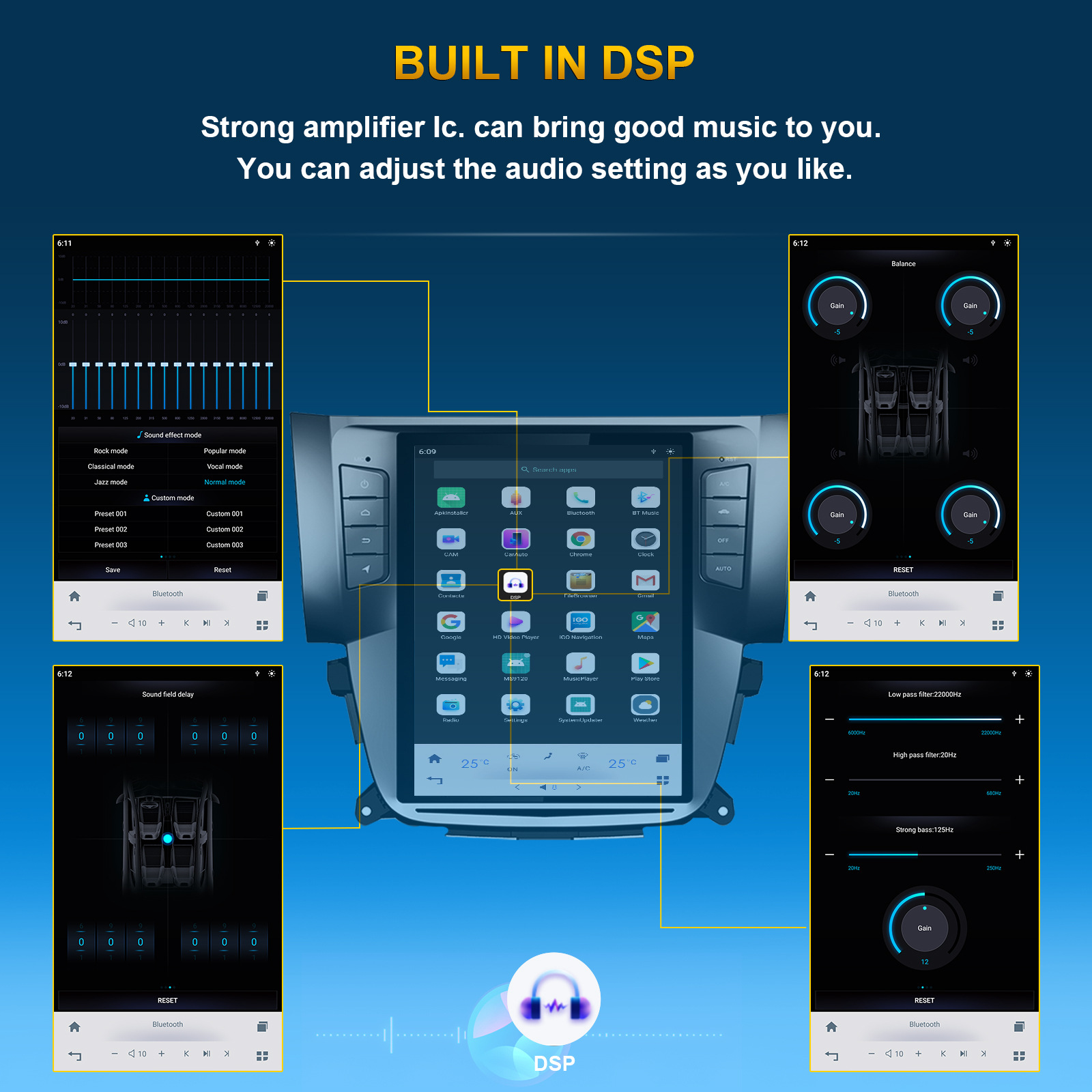 For Sylphy 10.4 inch vertical screen HD car GPS navigation