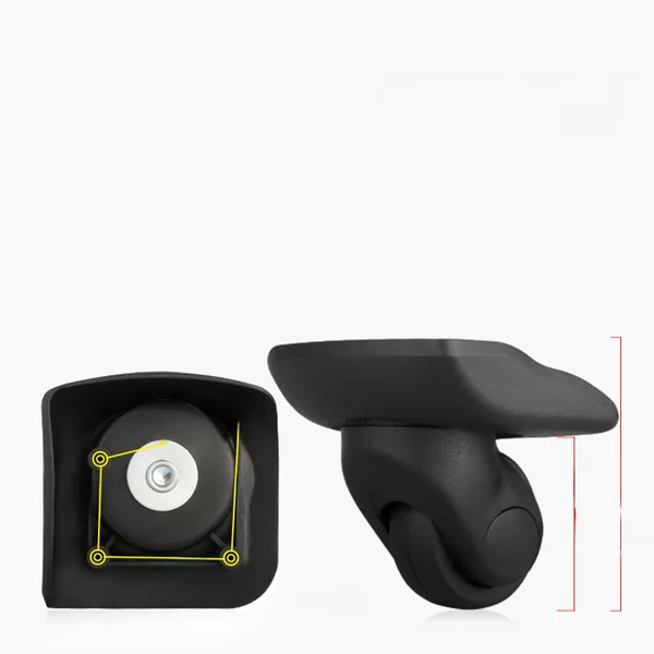Luggage accessories wheel trolley suitcase universal wheel bag caster luggage disassembly wheel repair accessories manufacturers