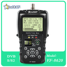 FindSAT VF-8620高清寻星仪调星仪 DVB-S2 /S2X带手电筒 指南针