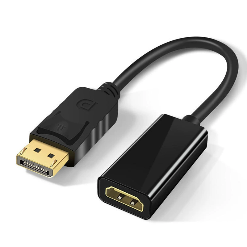 Кабель-переходник DP на HDMI, 4K высокое разрешение, кабель для компьютера, монитора ноутбука, крупный DP на HDMI