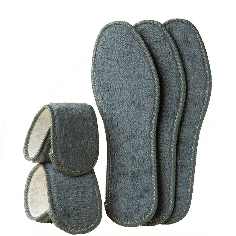 Footprint invierno cómodo invierno antiolor imitación de lana de conejo invierno calentamiento para hombres y mujeres con relleno de algodón grueso