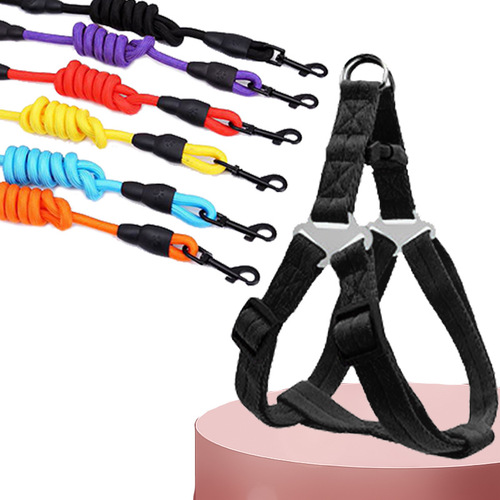 Dog leash vest style medium and large dog Golden Retriever Labrador puppy harness dog walking rope dog chain