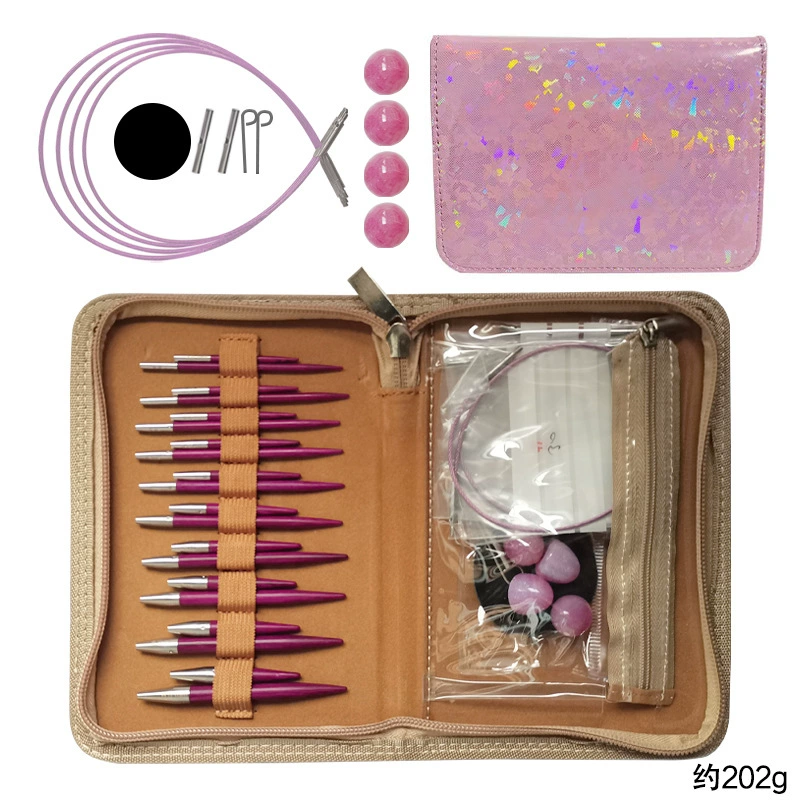 Трансграничные высококачественные длинные и короткие рукава иглы из березового дерева деревянные кольца набор ручных шлифовальных плетеных инструментов