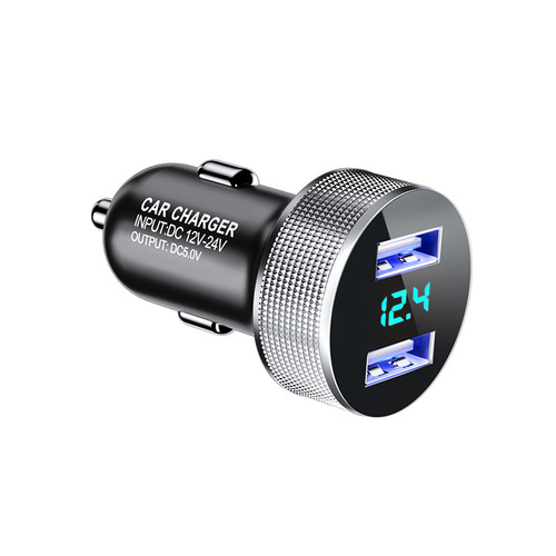 Car charger mobile phone fast charging car smart cigarette lighter interface conversion plug usb one-to-two car charging