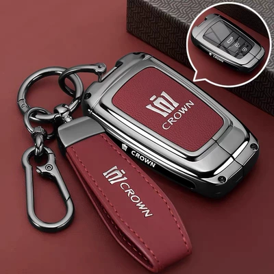Static Rod/Key Bag – Crown Car Buckle Shell - type-a-key-red-leather-h-buckle-hanging-buckle