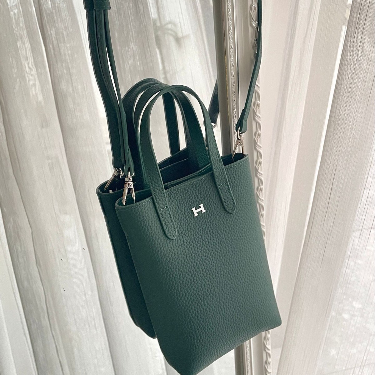 Bolso del teléfono móvil del zurriago de la capa superior mini bolso del cubo bolso portátil multifuncional del mensajero del hombro para las mujeres