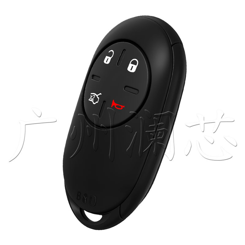 Suitable for Fiat 4-Button 500 500E 2020-2024 New Model Car Remote Key Shell Replacement Without Blank Key