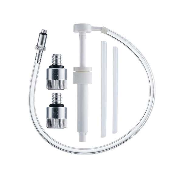 Lower cylinder block gear oil pump is suitable for standard quart bottle 3/8 inch metal swivel marine outboard engine