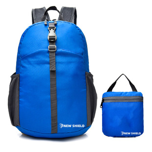 Factory Custom New Shield Folding Bag Backpack Double Shoulder Bag Multi-use Outdoor Skin Bag Mountaineering Travel Backpack