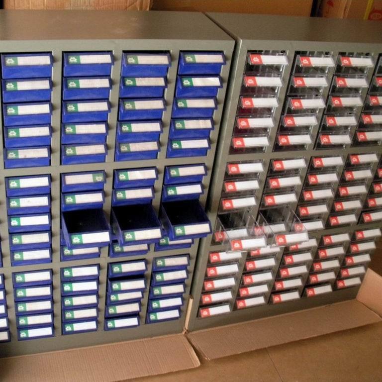 供应零件柜，抽屉式零件盒，仓库收纳管理，配标签纸可选配带门款