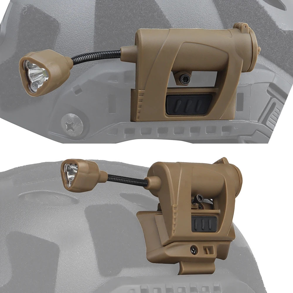 Luz de Señal para Casco Táctico para Deportes de Tiro y Campamento