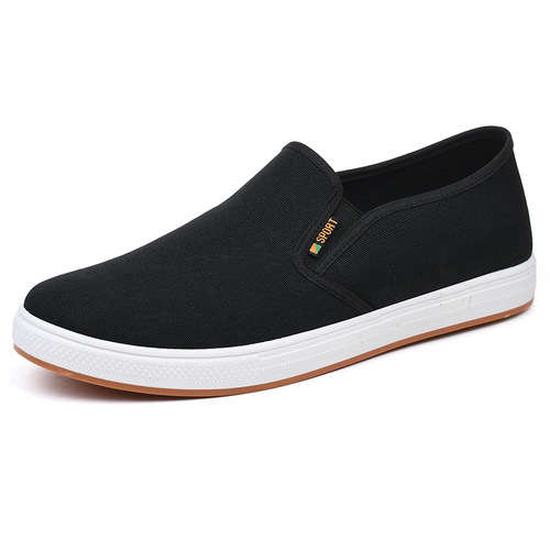 Old Beijing Cotton Shoes Canvas Shoes Spring and Autumn Single Shoes Mid Waterproof Durable Dad Shoes Lightweight Breathable Soft Sole