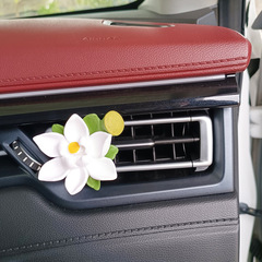 車載装飾用ディフューザーストーン、消臭固形香料石膏、牡丹・蓮の花、エアコン吹き出し口用、新中式