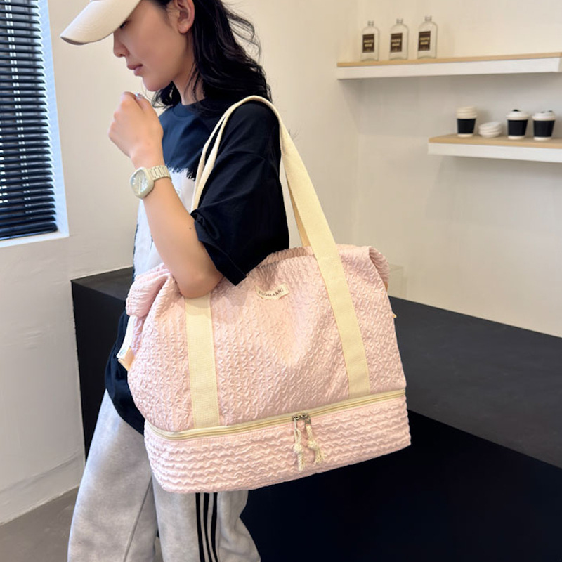 Nueva bolsa de viaje para mujer bolsa de lona de gran capacidad bolsa de espera bolsa de almacenamiento bolsa de deporte bolsa de fitness bolsa portátil de corta distancia