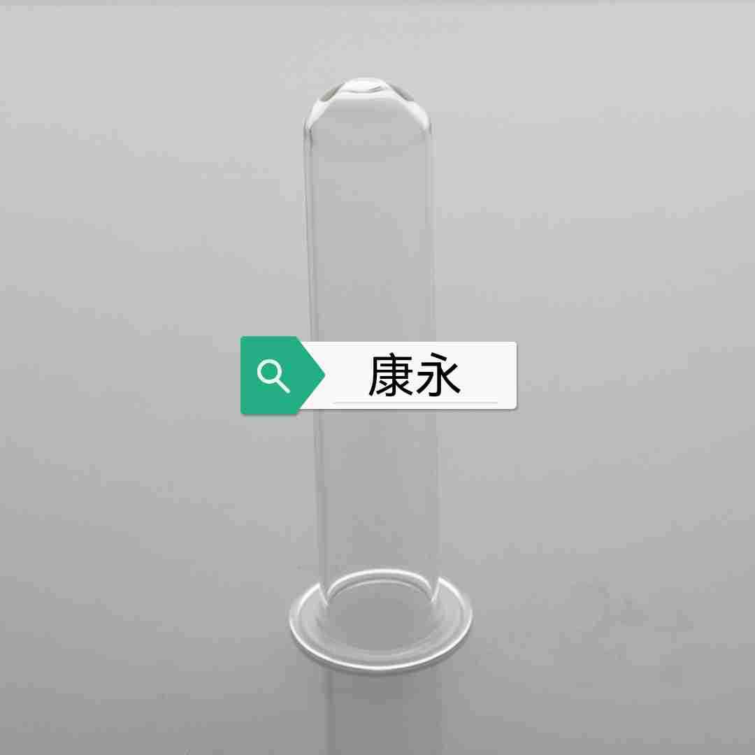 水培插花卷口试管翻边翻口玻璃试管办公家居铁艺摆件圆底试管瓶