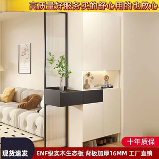 实木入门玄关柜鞋柜客厅隔断屏风柜家用现代简约到顶储物柜-阿里巴巴