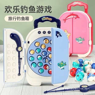 Fishing Toys Kidsren's Magnetic Suction 3 Baby 2 Girls 1 Gift One Year Old Boy 0 Montessori Kitten Magnetic Baby