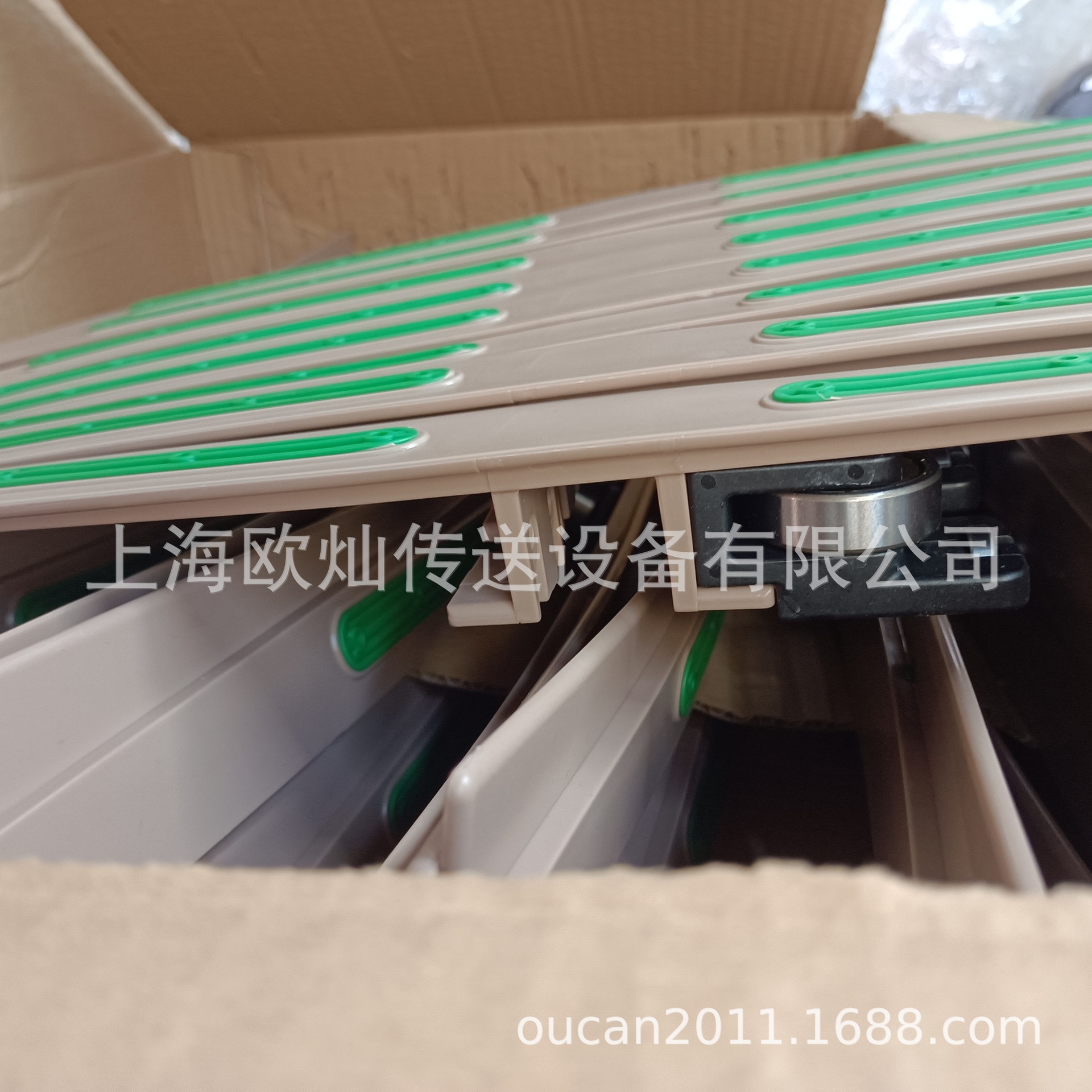 OUSIO螺旋链板  贴胶链板  防滑链板 无缝链板