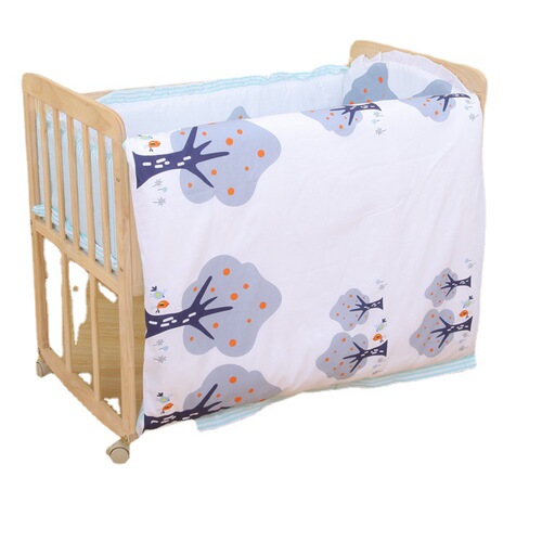 Bulk wholesale baby crib cotton blankets quilted cotton bed core five-piece set six-piece set bed linens set for bed use