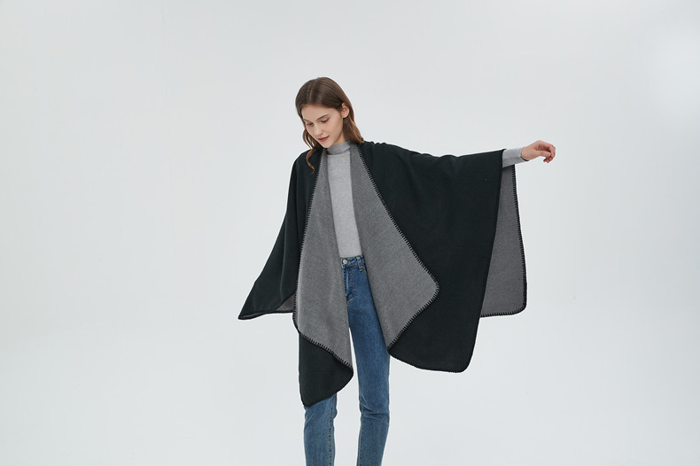 Women's Streetwear Solid Color Imitation Cashmere Shawl display picture 2