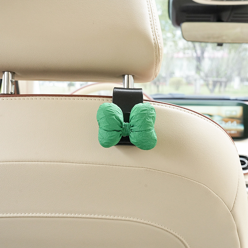 Gancho de coche de dibujos animados Gancho de coche de almacenamiento de acabado de bricolaje creativo Gancho de decoración conveniente en la parte posterior del asiento del coche