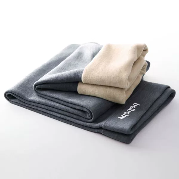 5A antibacterial cashmere protein-boy blue gray