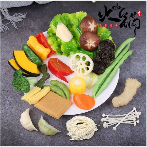 蔬菜火锅食品模型摆件材料食物假藕香菇玉米海带diy装饰道具