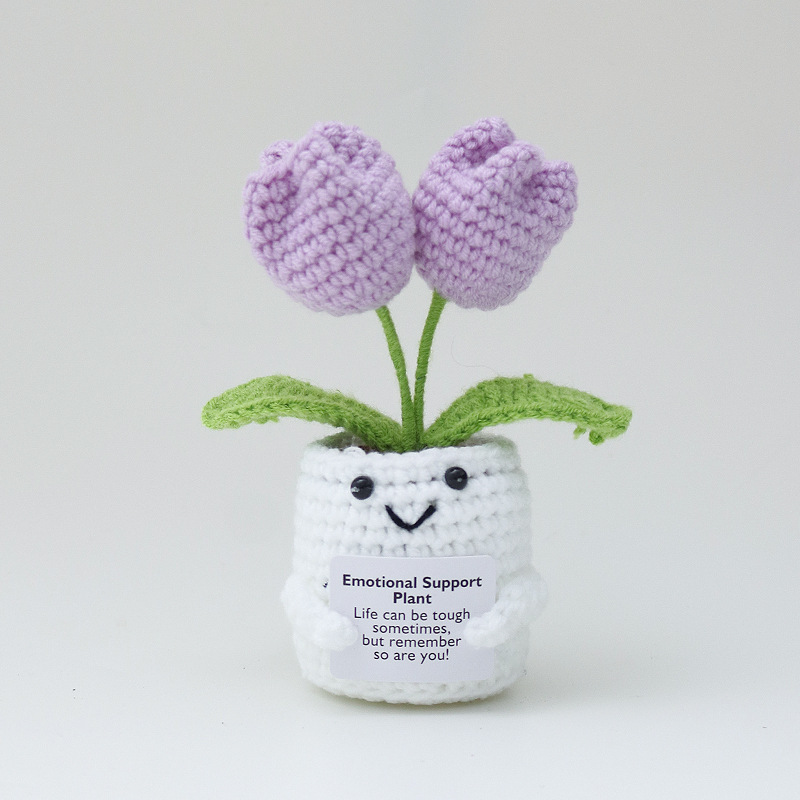 튤립 더블플라워 라이트퍼플 04 버드그린리프 48호 68 표백냄비